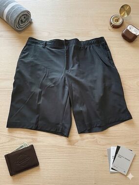 Champion Navy Flat-Front Men's Performance Shorts